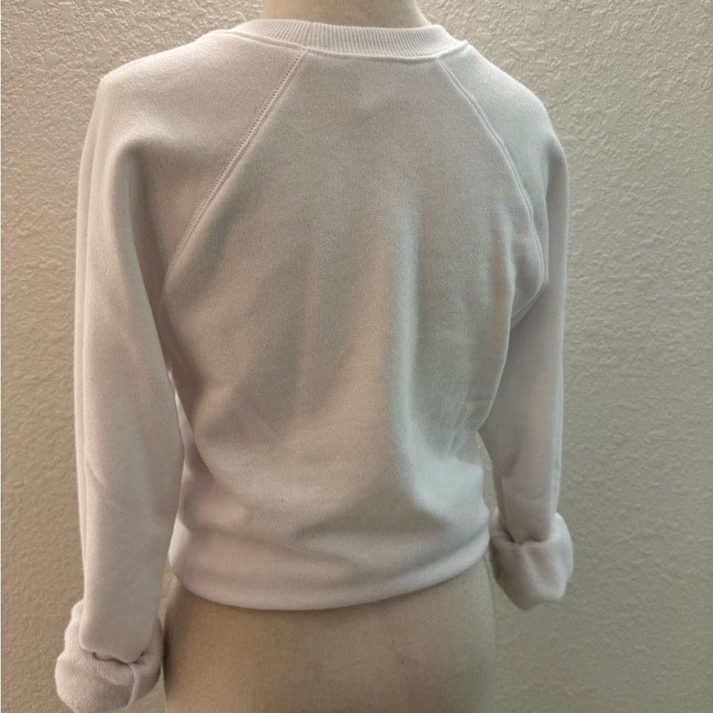 Walt Disney Oversized Sweater Unisex White Black Red Mickey Mouse Disneyland XS‎ - Picture 6 of 13